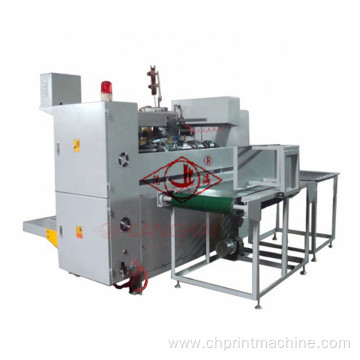 Semi-automatic stitching machine with double servo